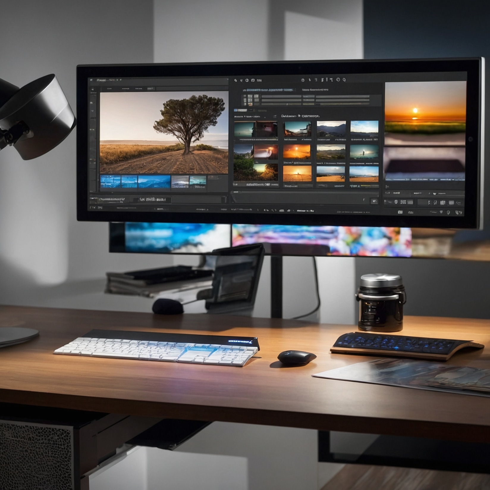 Editor de video creativo digital